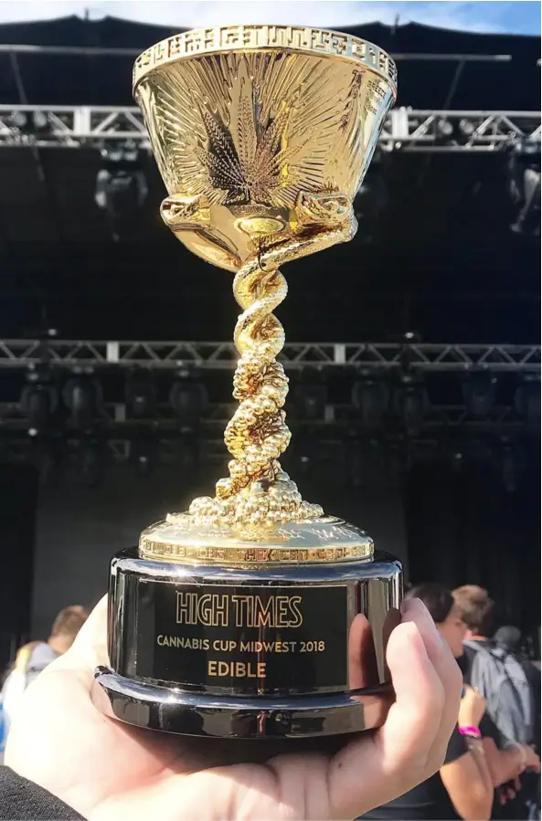 Afternoon Delite award trophy